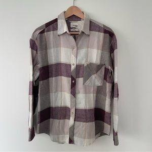 Aritzia Wilfred Free DAPHNE Soft Flannel Shirt
